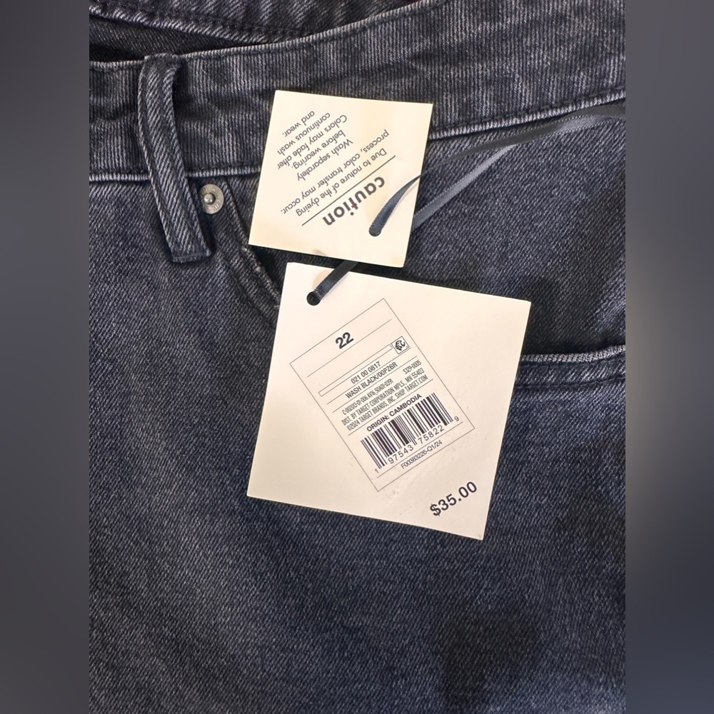 Women’s Ava & Viv high rise 90’s straight stretch no gap waistband READ INFO - Picture 11 of 13